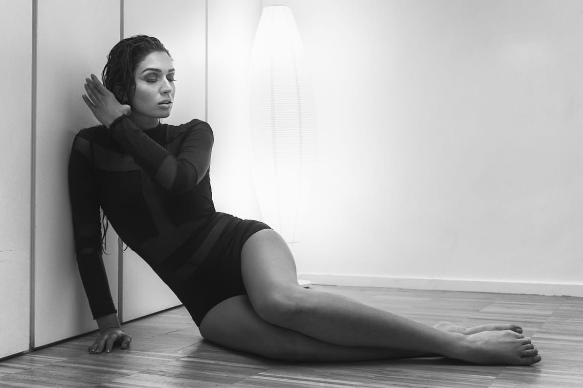 Foto de Pepi en blanco y negro